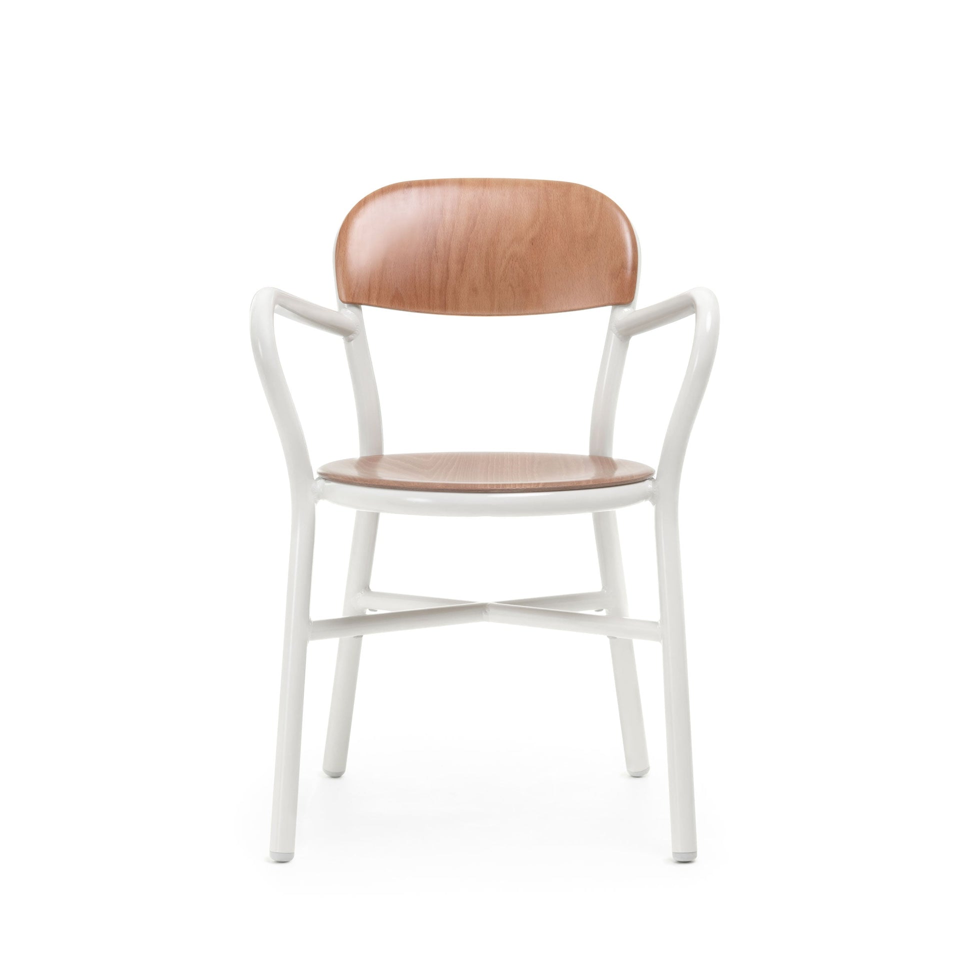 Luxury PIPE Stackable Dining Armchair Modern Italian Style for Villa
