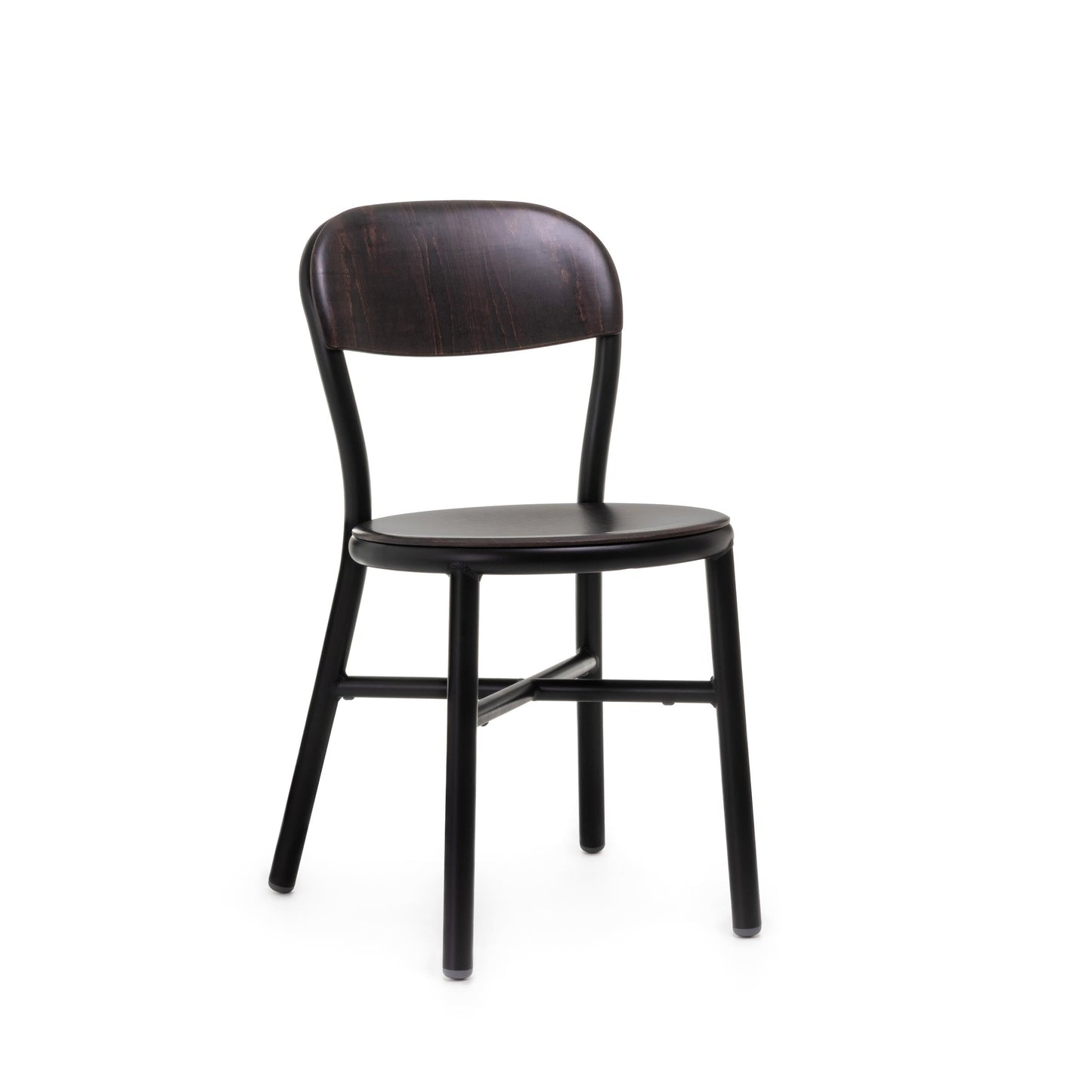 Pipe Stackable Dining Chair – Aluminum and Beech Jasper Morrison