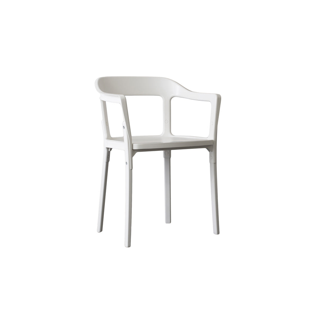 Armchair Steelwood – Italian Designer Beech and Steel by Magis | SD740