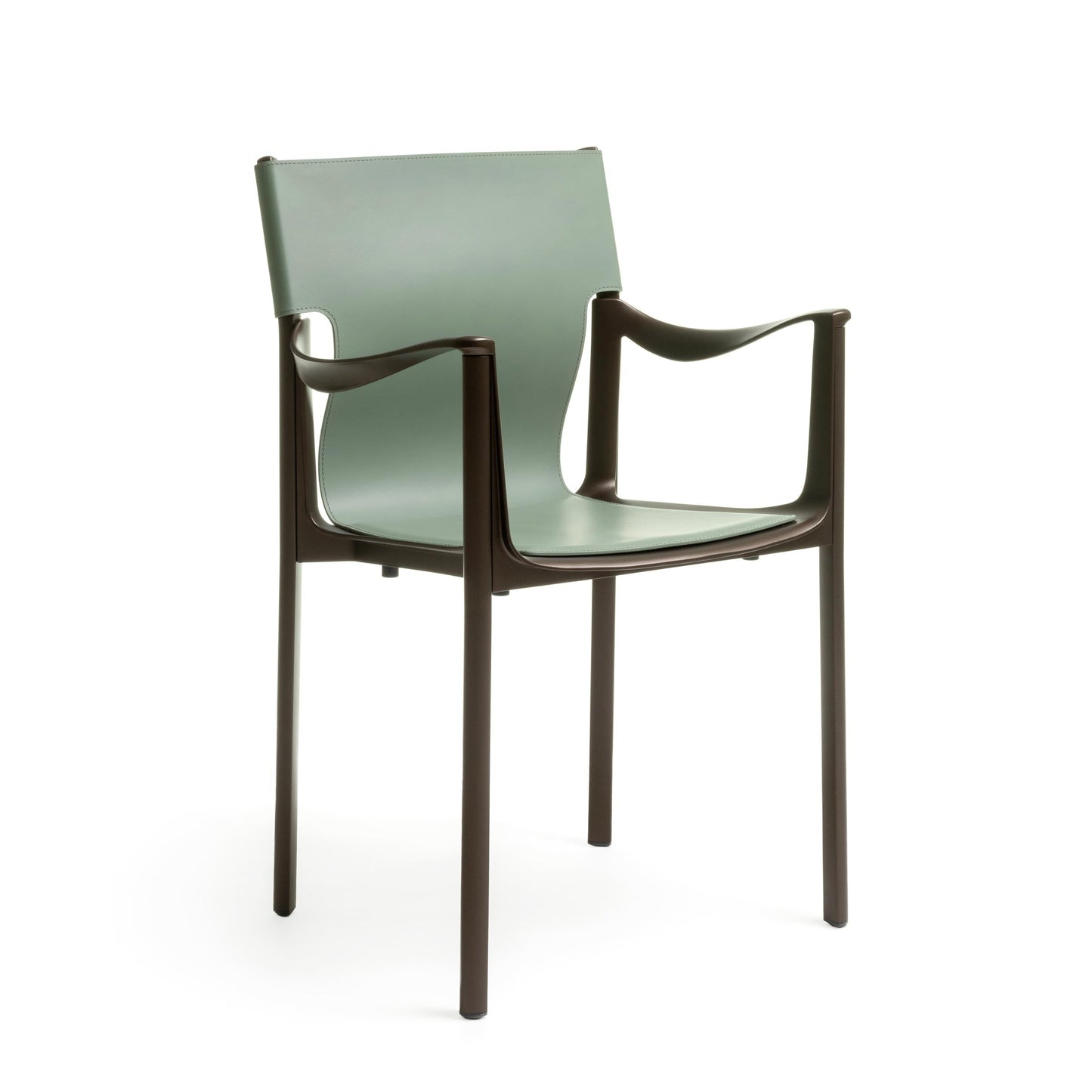 Venice Armrest Chair by Konstantin Grcic – Italian Designer Leather Chair