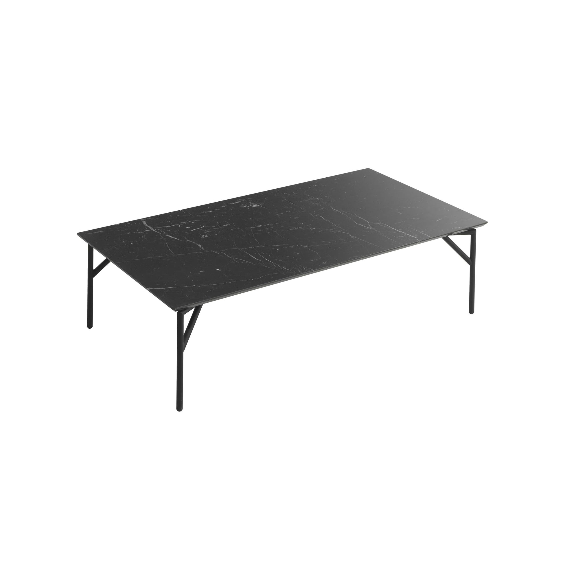 Luxury Rectangular Natural Marble Coffee Table Modern Italian Style for Villa