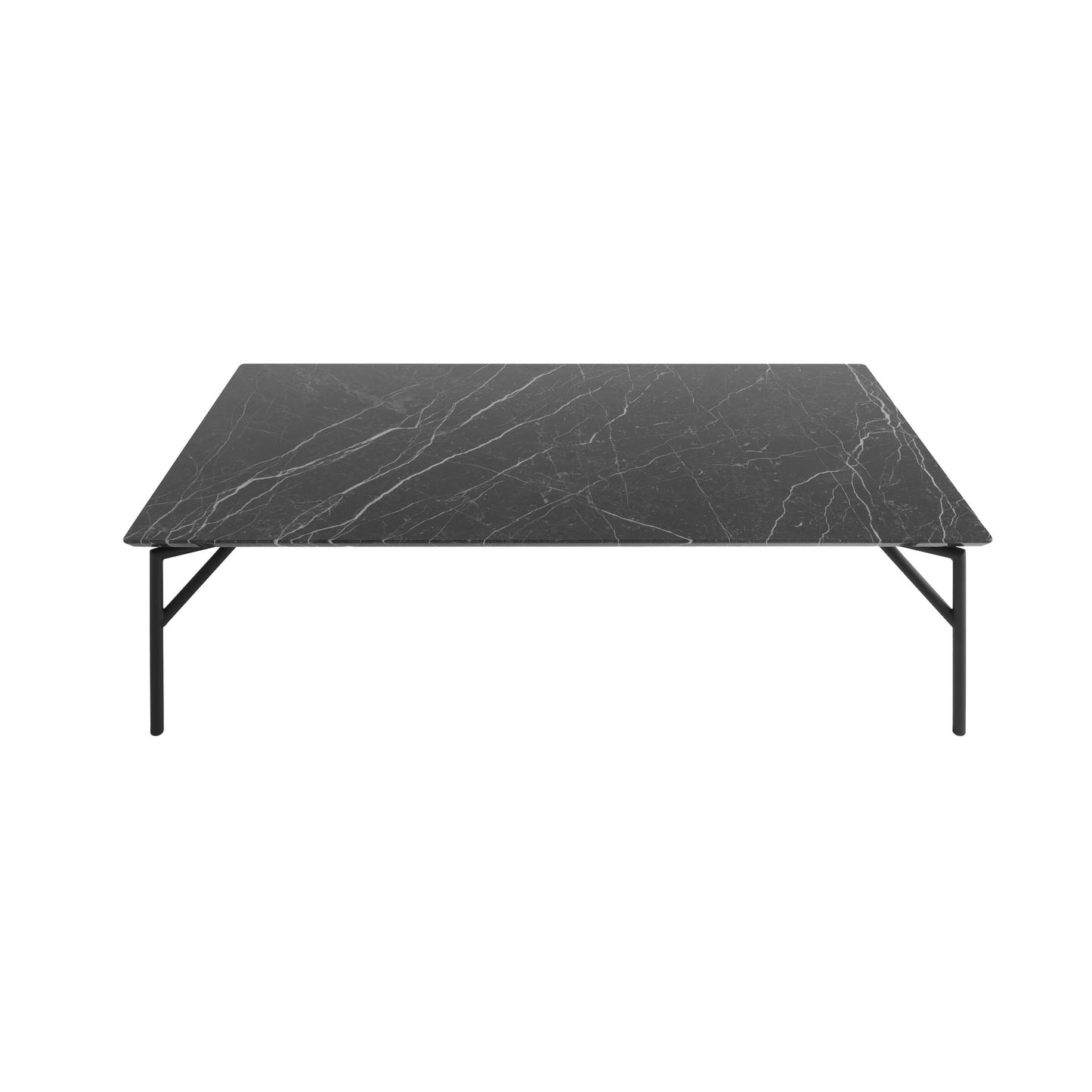 Luxury Rectangular Natural Marble Coffee Table Modern Italian Style for Villa