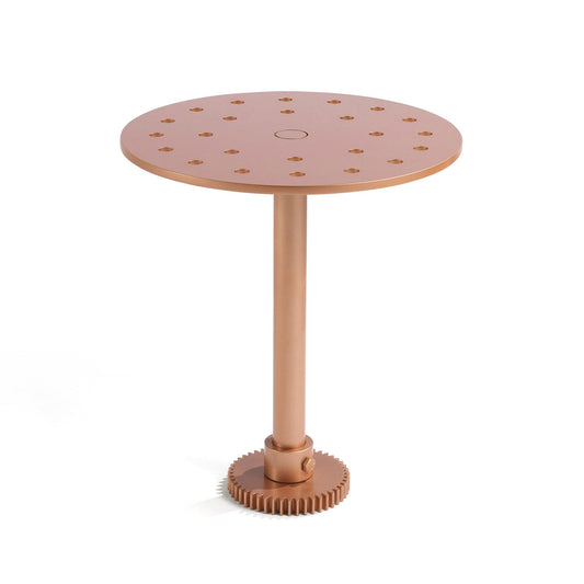 Luxury MASEEN A Metal Side Table Modern Italian Style for Villa