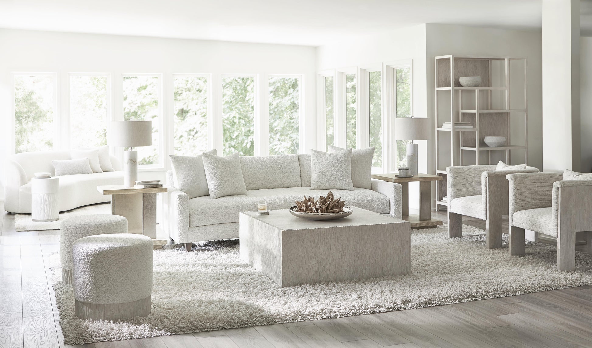 Luxury Carlie Fabric Sofa Modern Italian Style for Villa