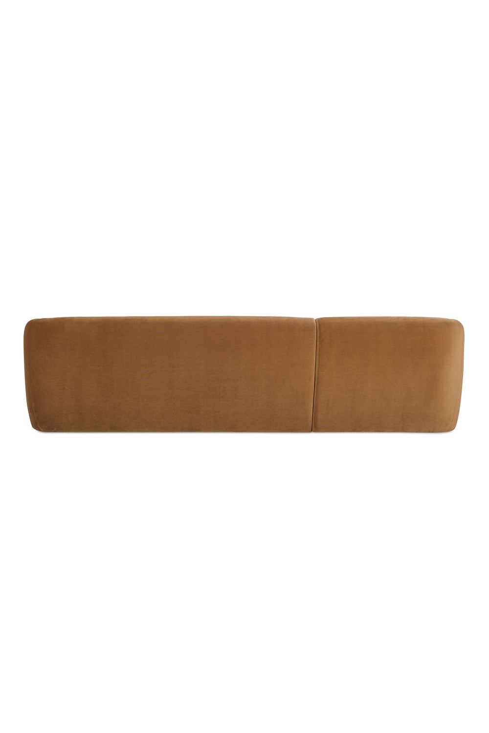 Luxury Faye Fabric Curved Sectional Sofa Modern Italian Style for Villa