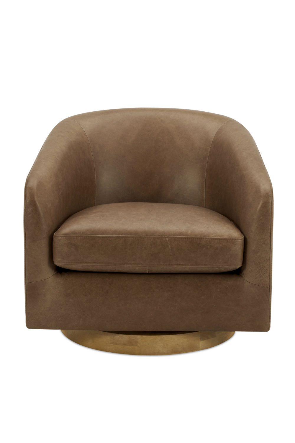 Luxury Curved Swivel Accent Chair Modern Italian Style for Villa