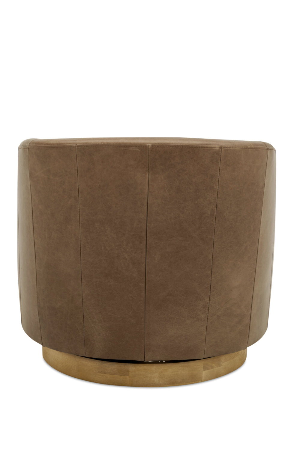 Luxury Curved Swivel Accent Chair Modern Italian Style for Villa