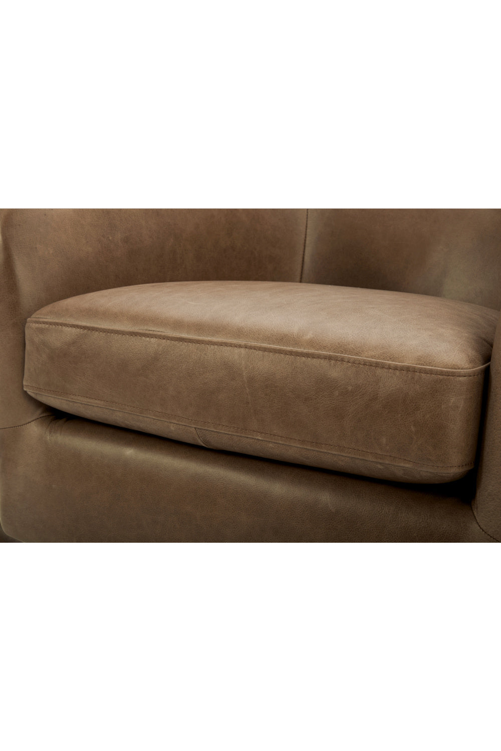 Luxury Curved Swivel Accent Chair Modern Italian Style for Villa