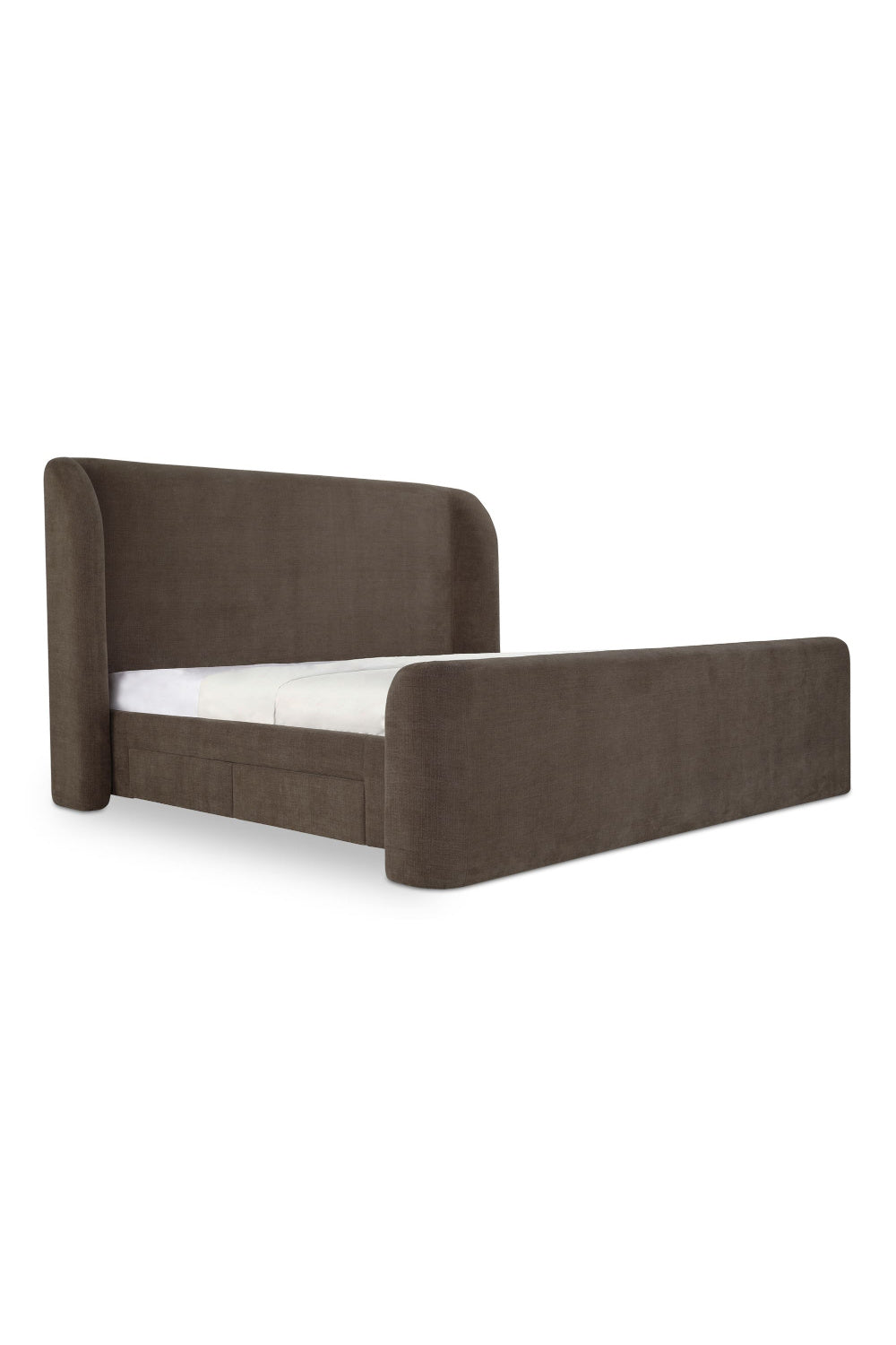 Luxury Modern Upholstered Storage Bed European Style for Villa