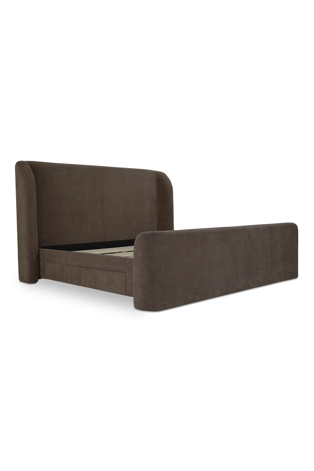 Luxury Modern Upholstered Storage Bed European Style for Villa