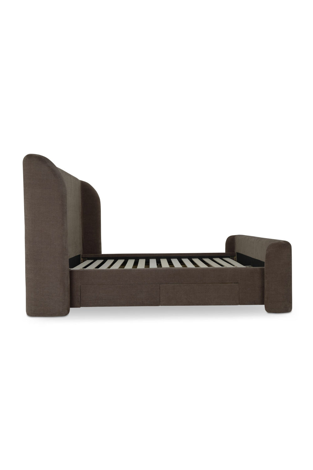 Luxury Modern Upholstered Storage Bed European Style for Villa
