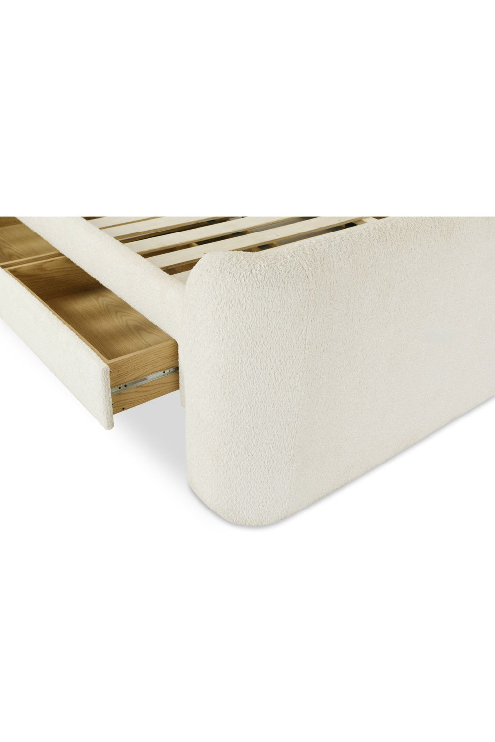Luxury Modern Upholstered Storage Bed European Style for Villa