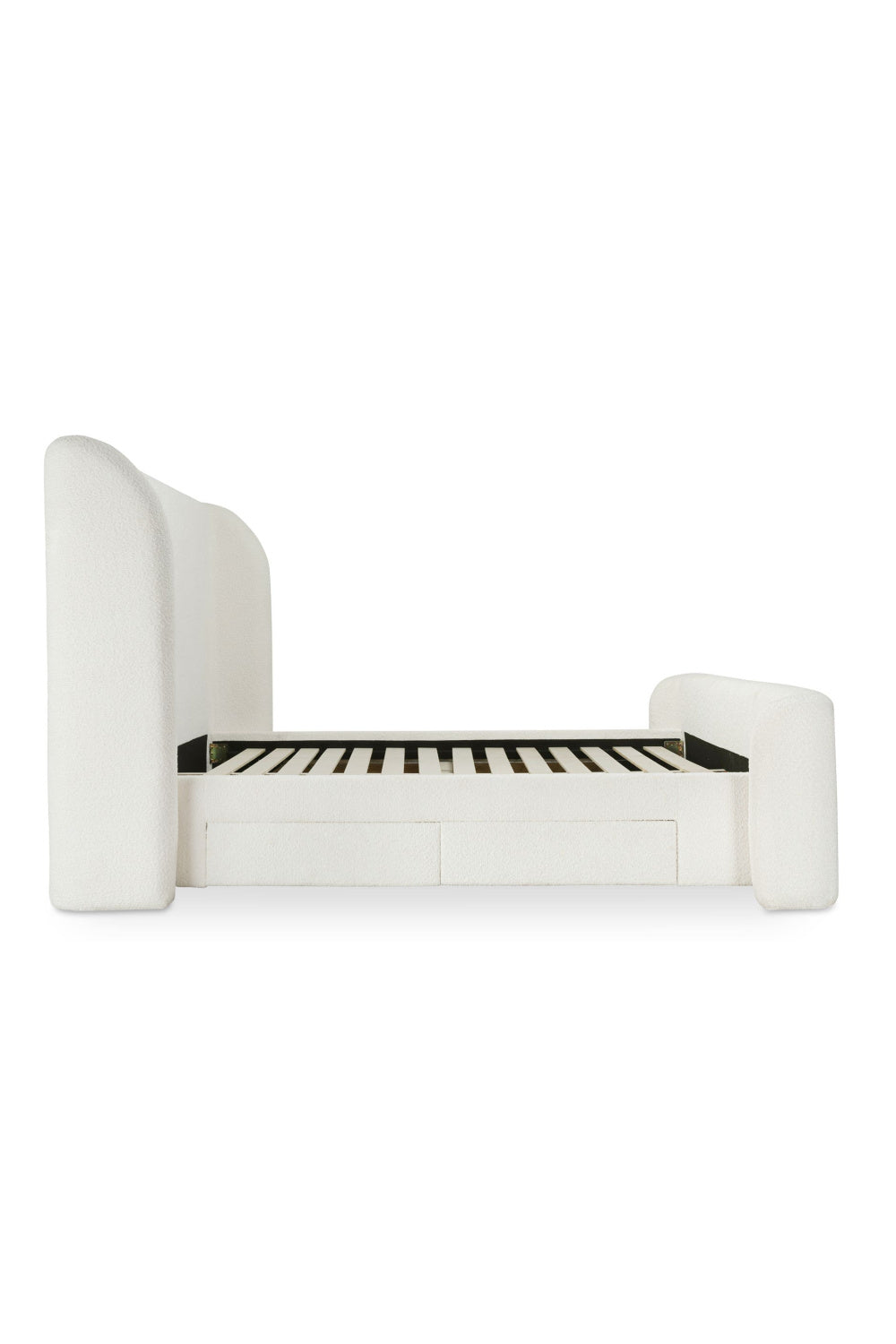 Luxury Modern Upholstered Storage Bed European Style for Villa