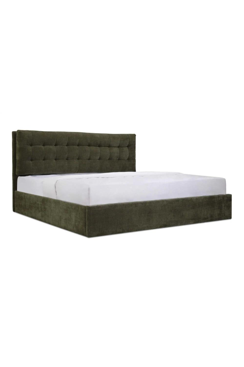Luxury Upholstered Modern Tufted Storage Bed European Style for Villa