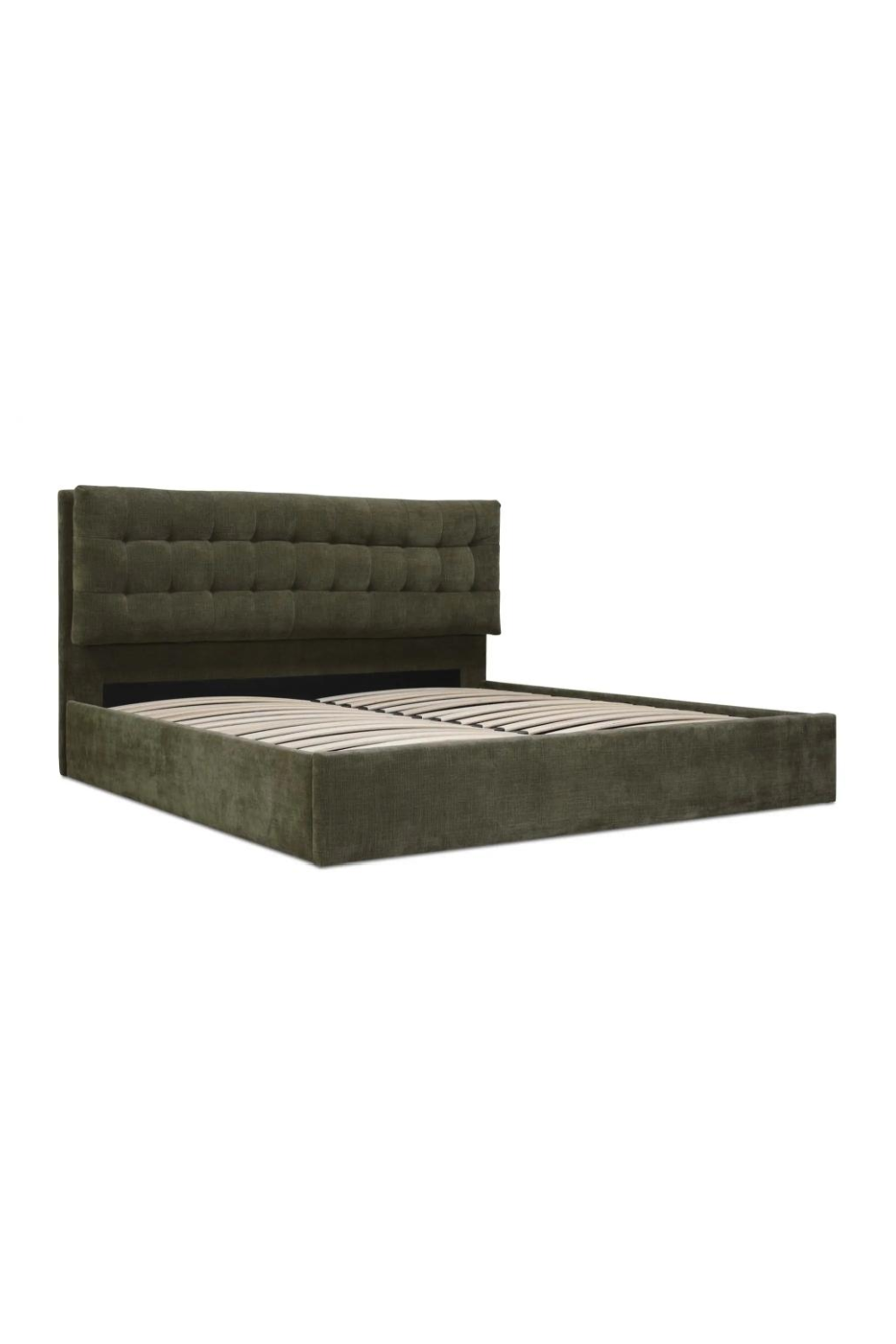 Luxury Upholstered Modern Tufted Storage Bed European Style for Villa