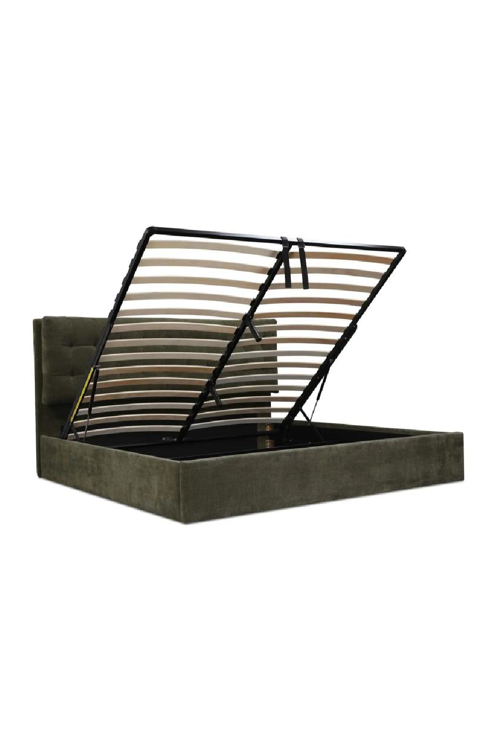 Luxury Upholstered Modern Tufted Storage Bed European Style for Villa