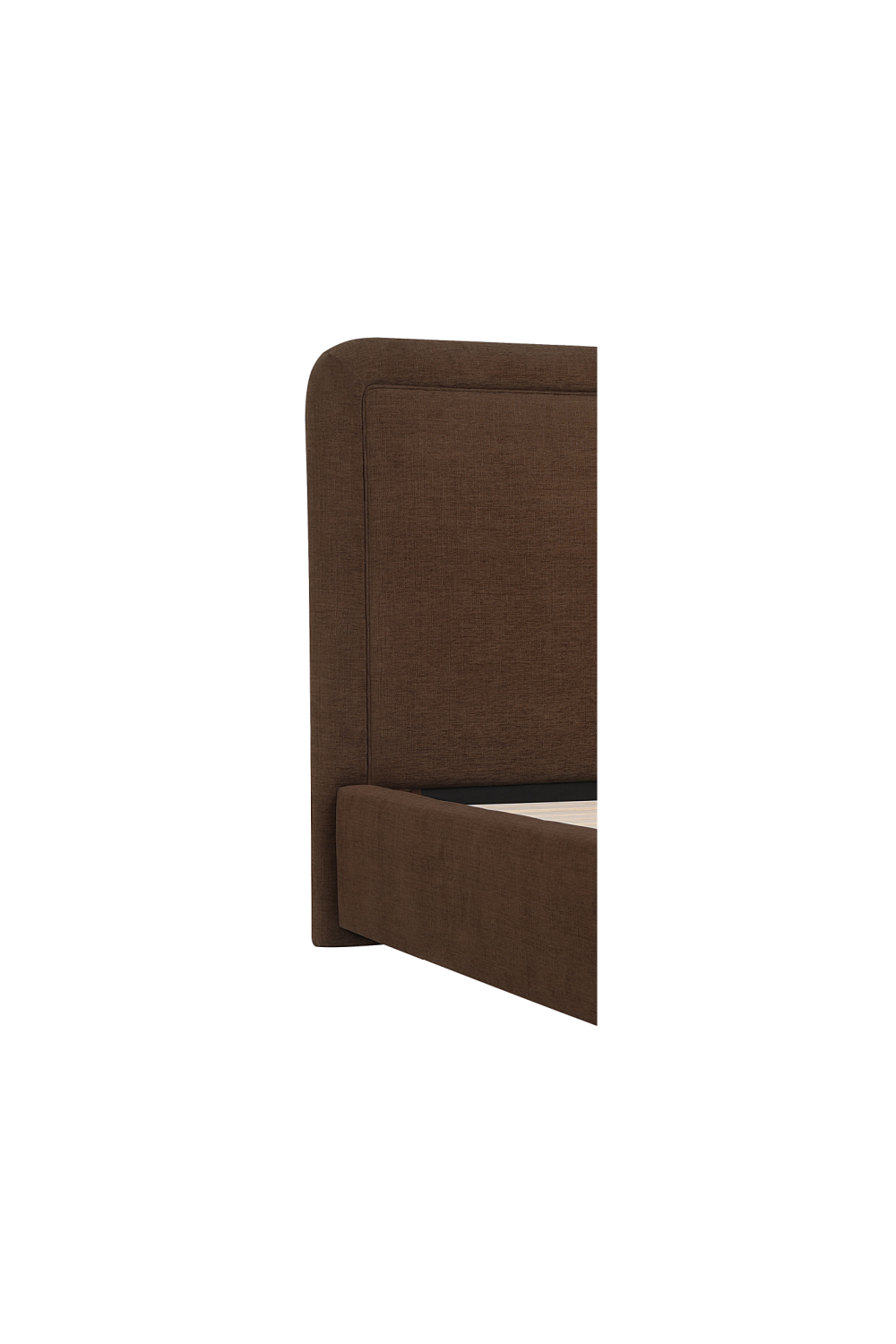 Luxury Modern Piped Detail Storage Bed European Style for Villa