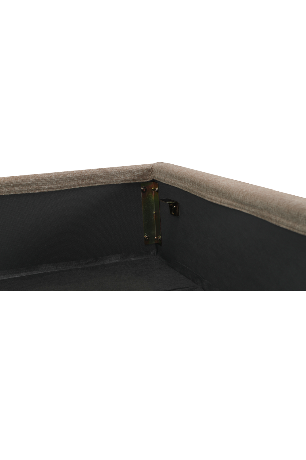 Luxury Upholstered Modern Wingback Storage Bed European Style for Villa