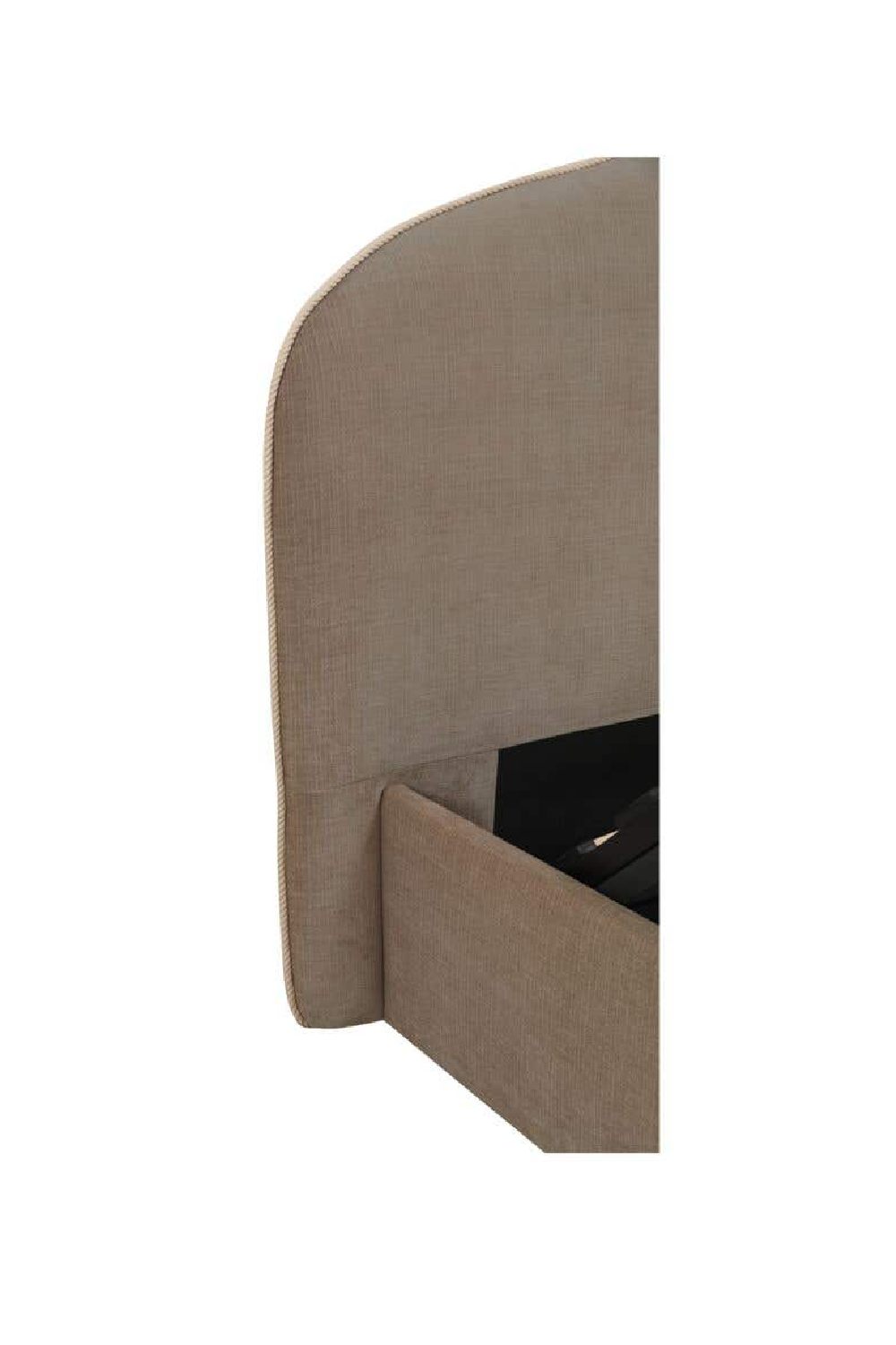 Luxury Upholstered Modern Arched Bed European Style for Villa