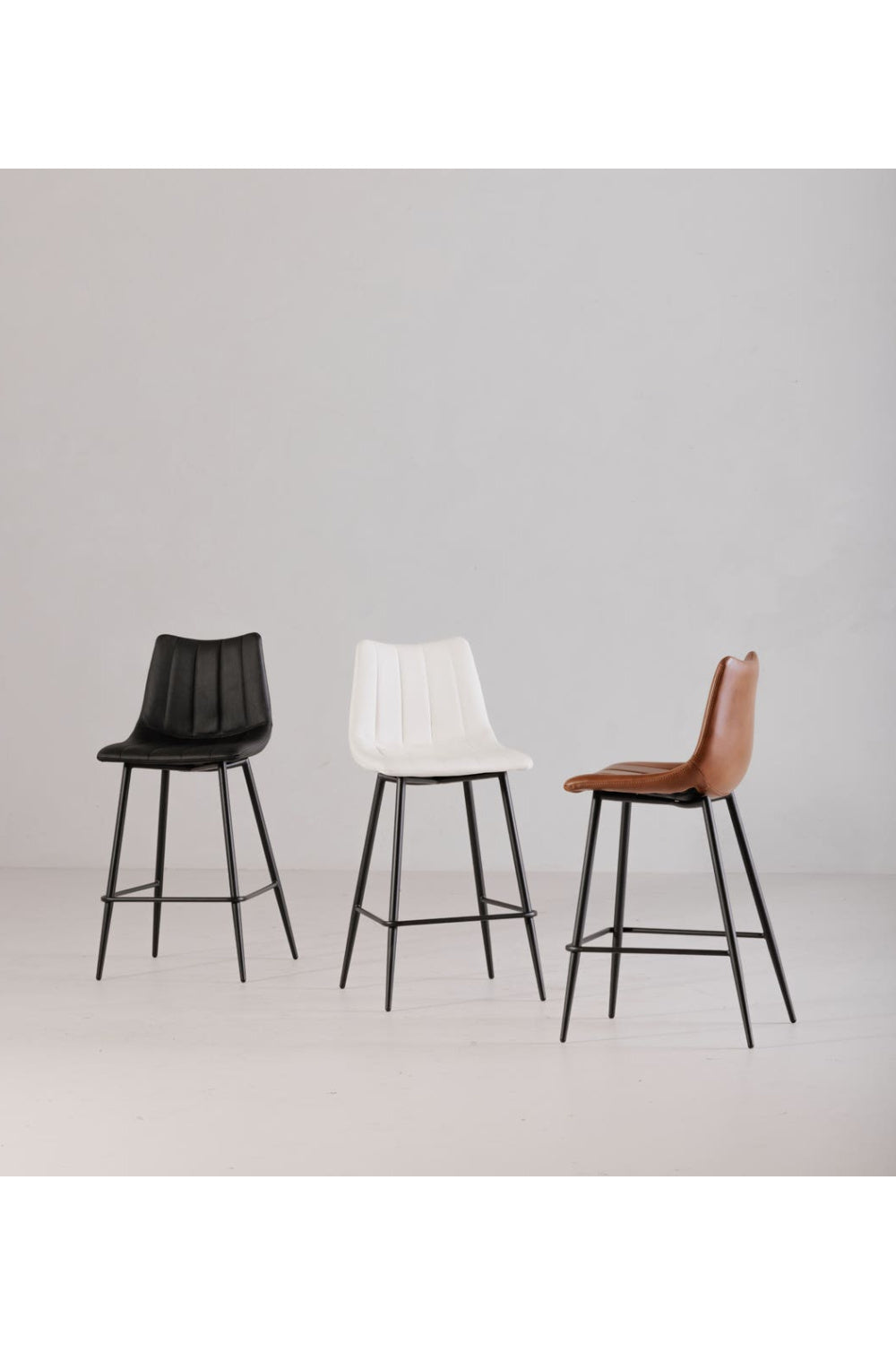 Luxury Upholstered Modern Counter Stool European Style for Villa