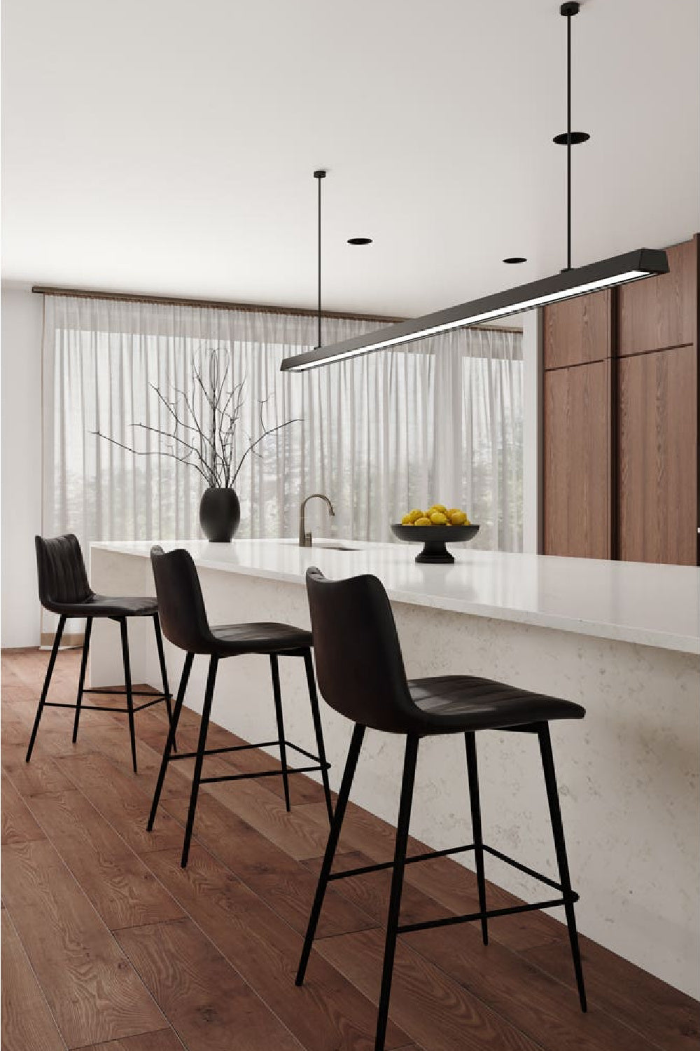 Luxury Upholstered Modern Bar Stools European Style for Villa