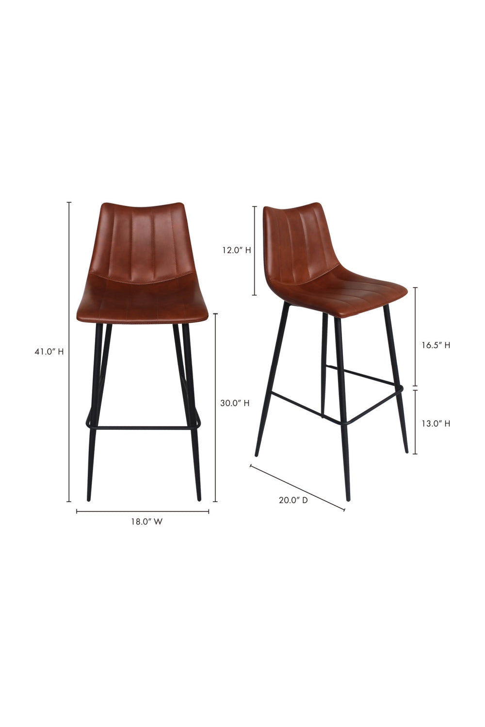 Luxury Upholstered Modern Bar Stools European Style for Villa