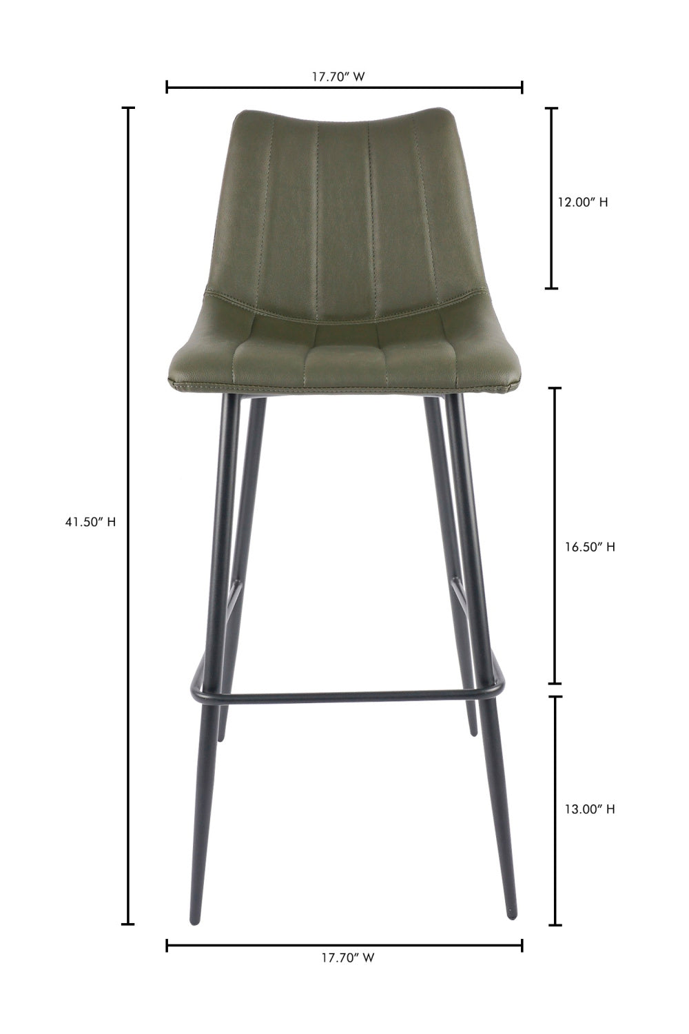 Luxury Upholstered Modern Bar Stools European Style for Villa
