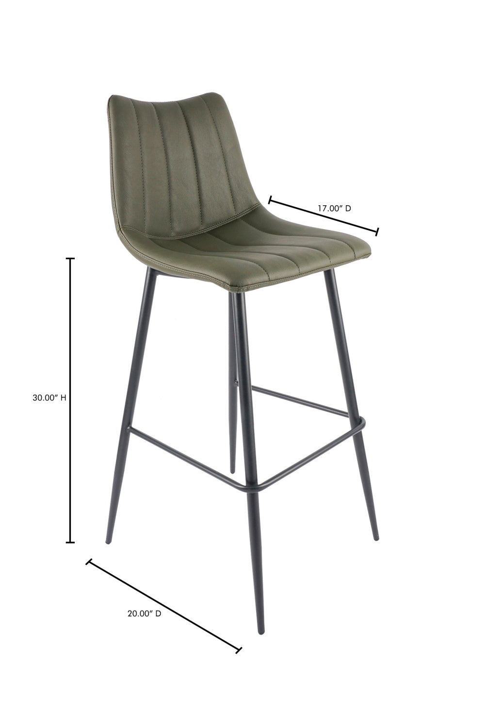 Luxury Upholstered Modern Bar Stools European Style for Villa
