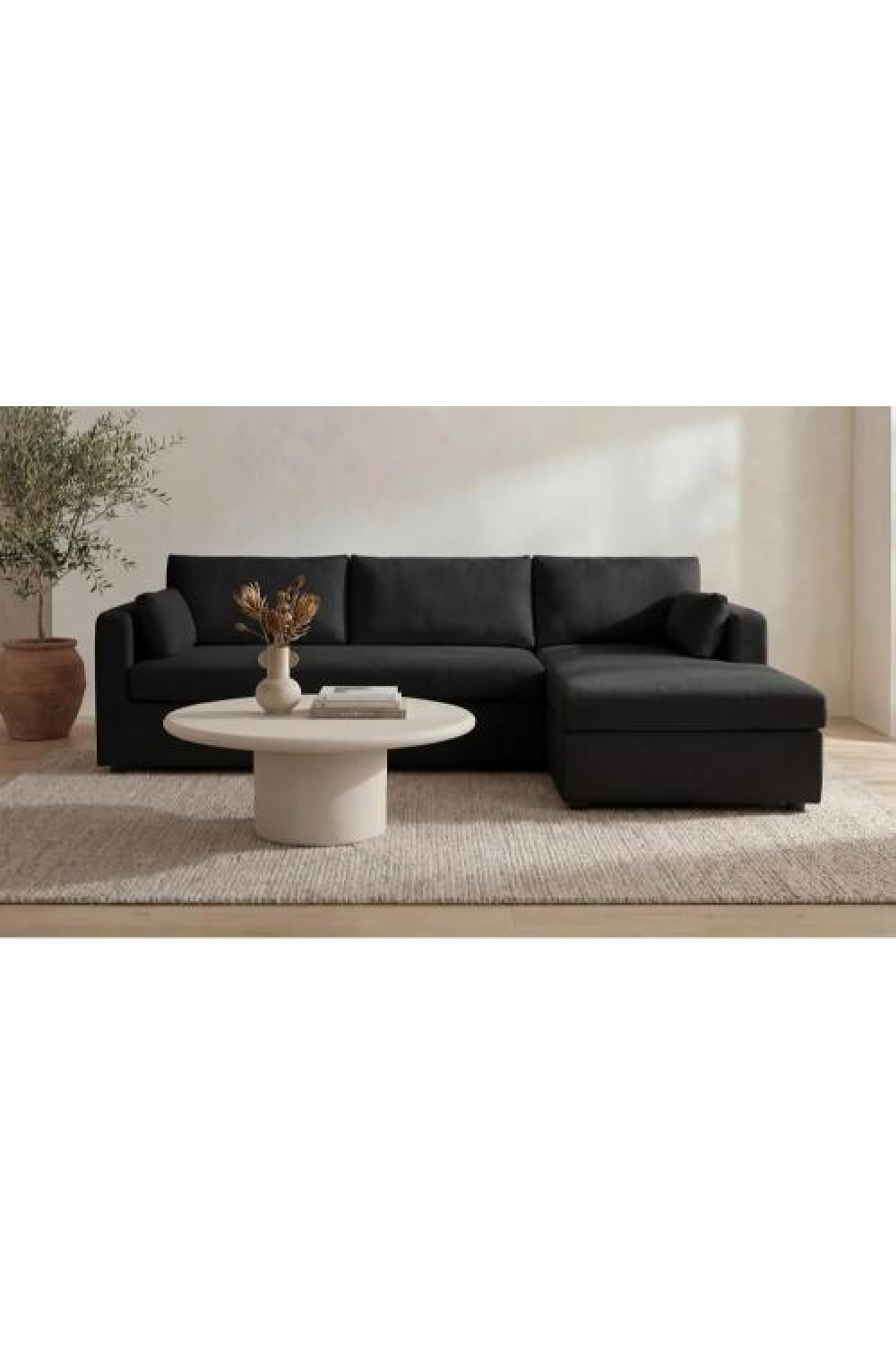 Luxury Fabric Sectional Sofa Modern Italian Style for Villa