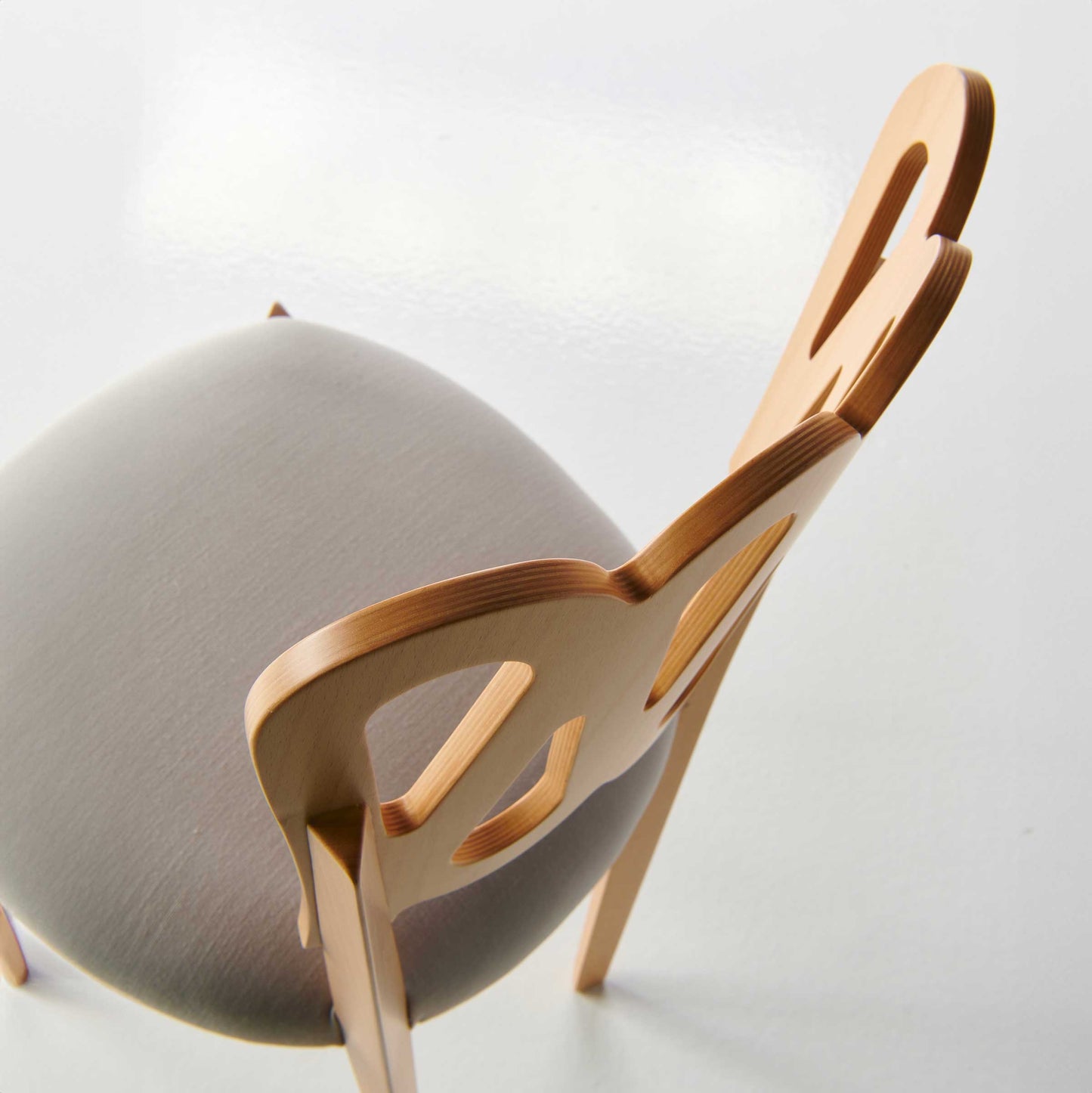 BBB Italia Ponti 969 Dining Chair – Natural Beech Wood Designer Piece