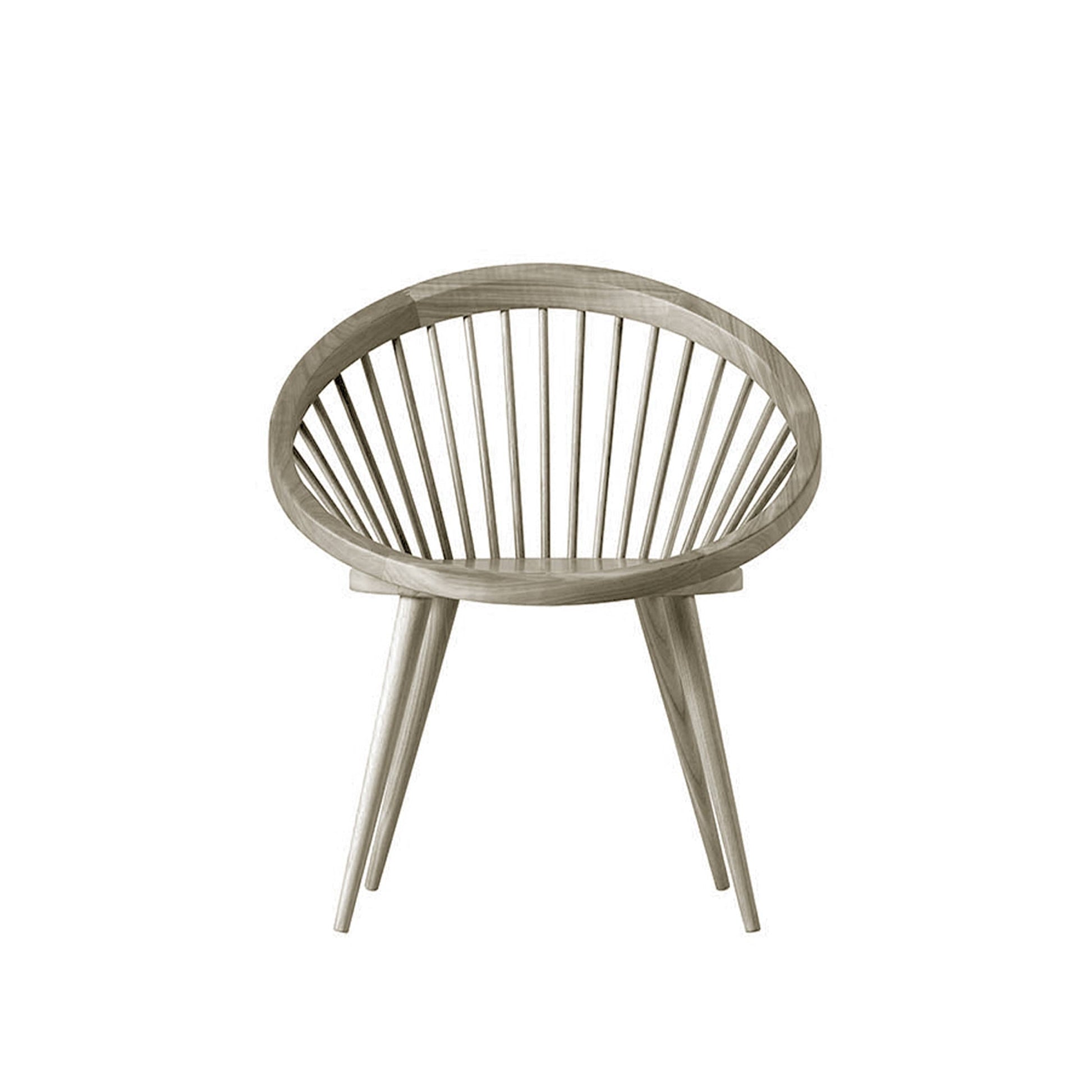 NIDO Dining Chair by Dale Italia – Windsor-Inspired Solid Walnut Seat – Contemporary Statement Piece