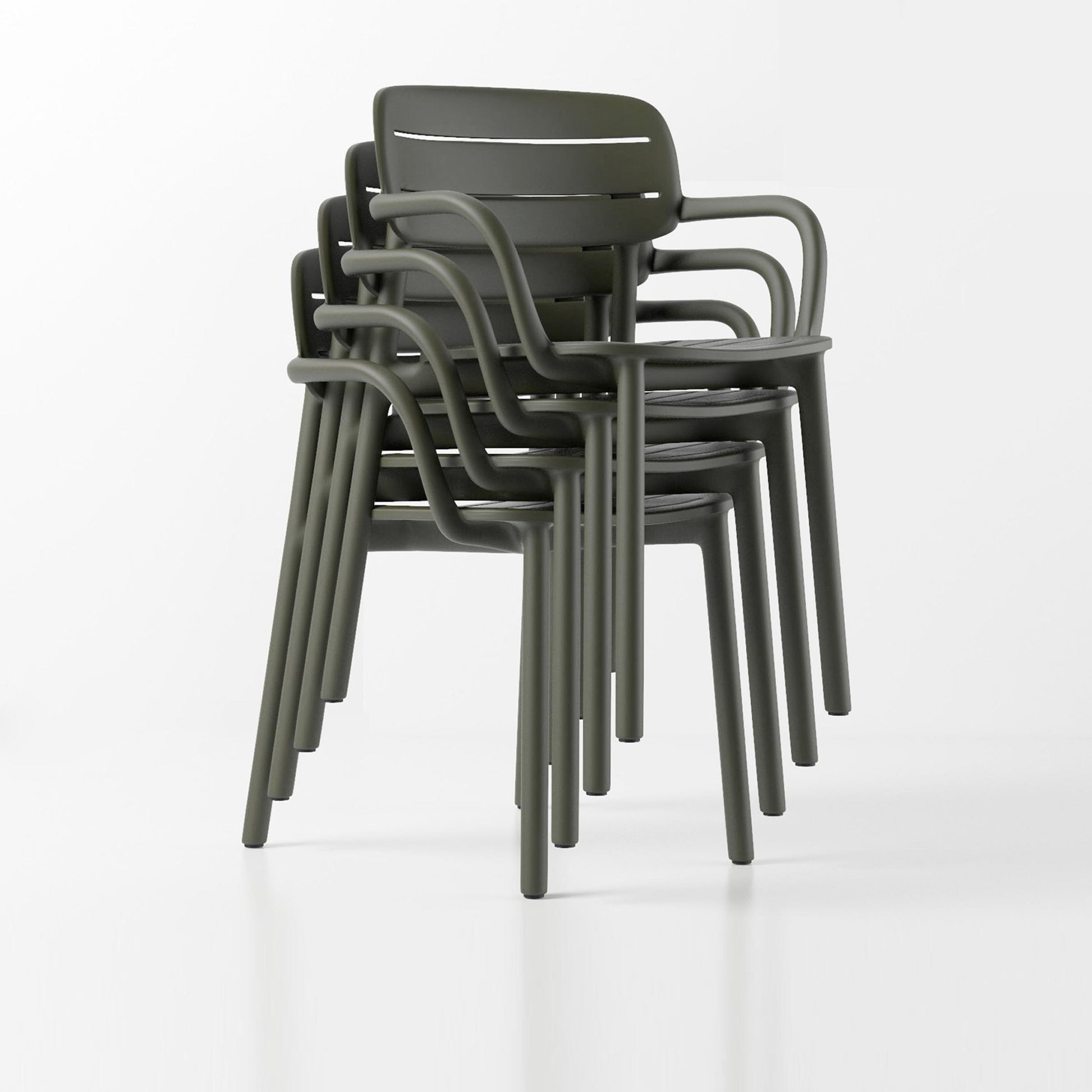 Outdoor Dining Chair Set – Croisette Recycled Polypropylene Serralunga Designer Piece