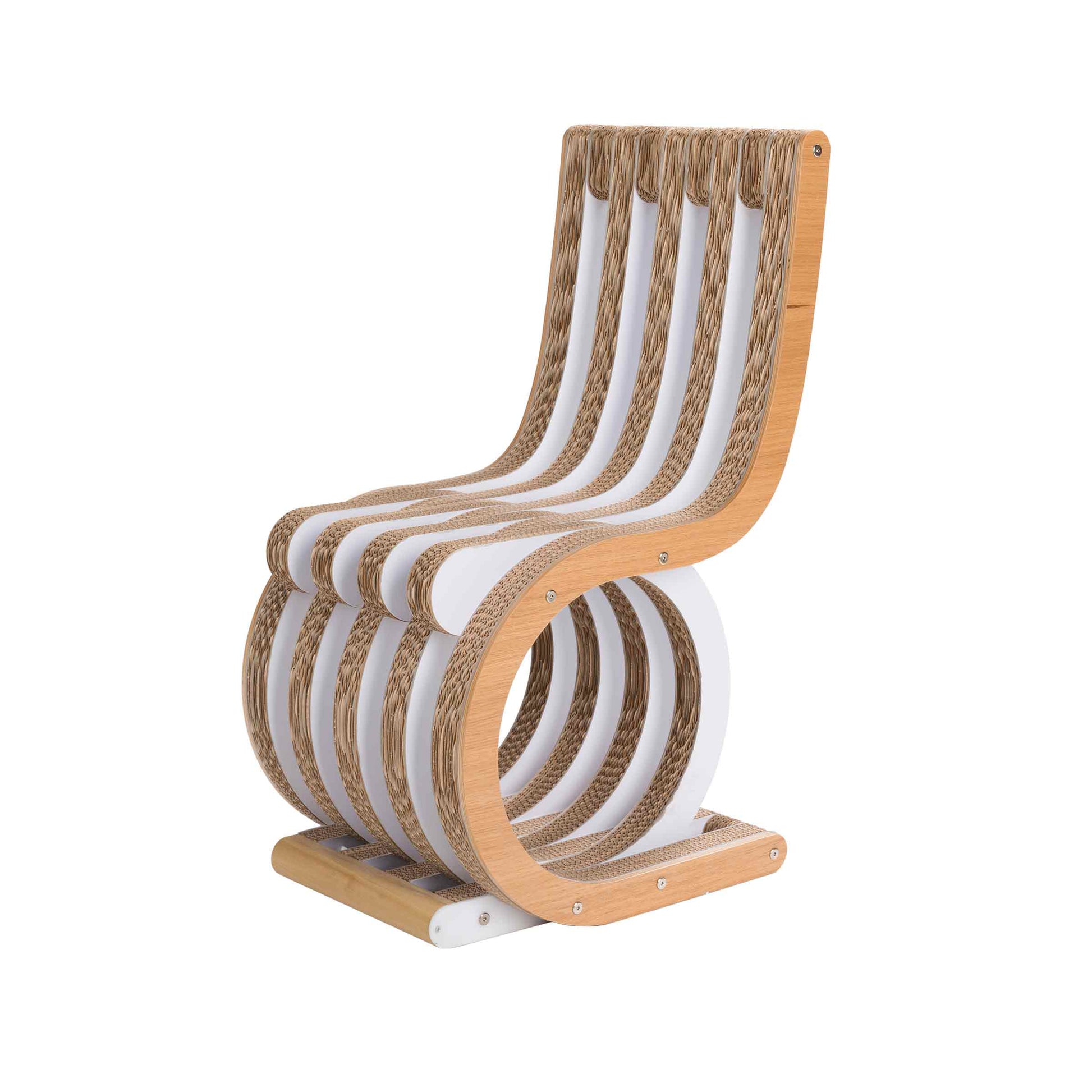 Chair – Circular Eco-Design, Oak Wood by Lessmore – Twist Statement | TWS-L02-000-000