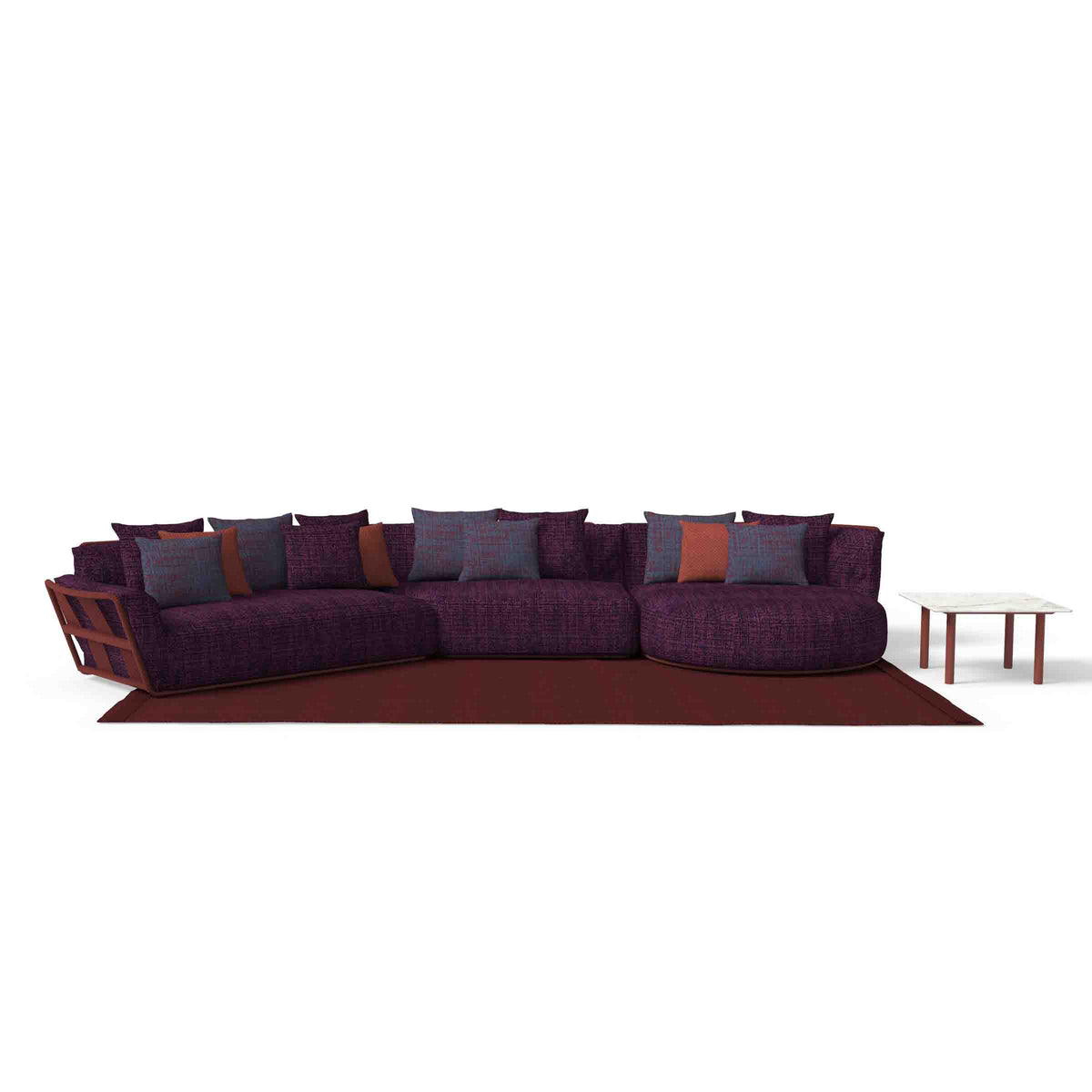 Luxury SCACCO Curved Sofa Modern Italian Style for Villa