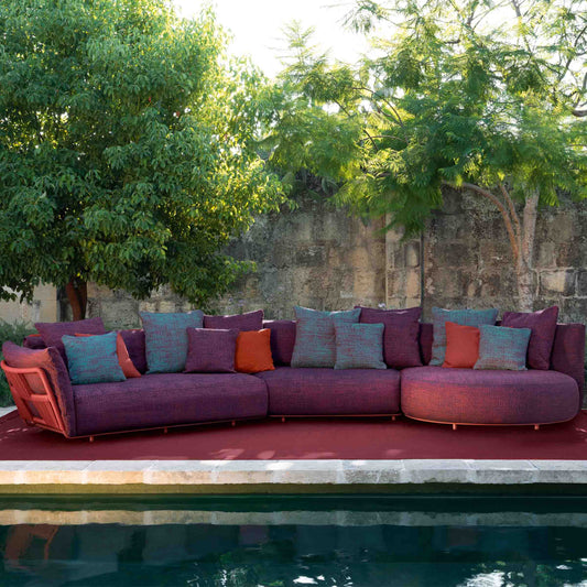 Luxury SCACCO Curved Sofa Modern Italian Style for Villa