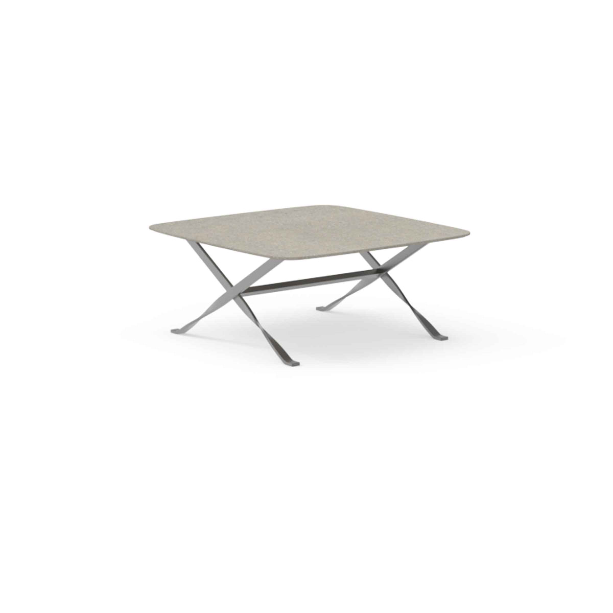 Luxury GEORGE Steel Coffee Table Modern Italian Style for Villa