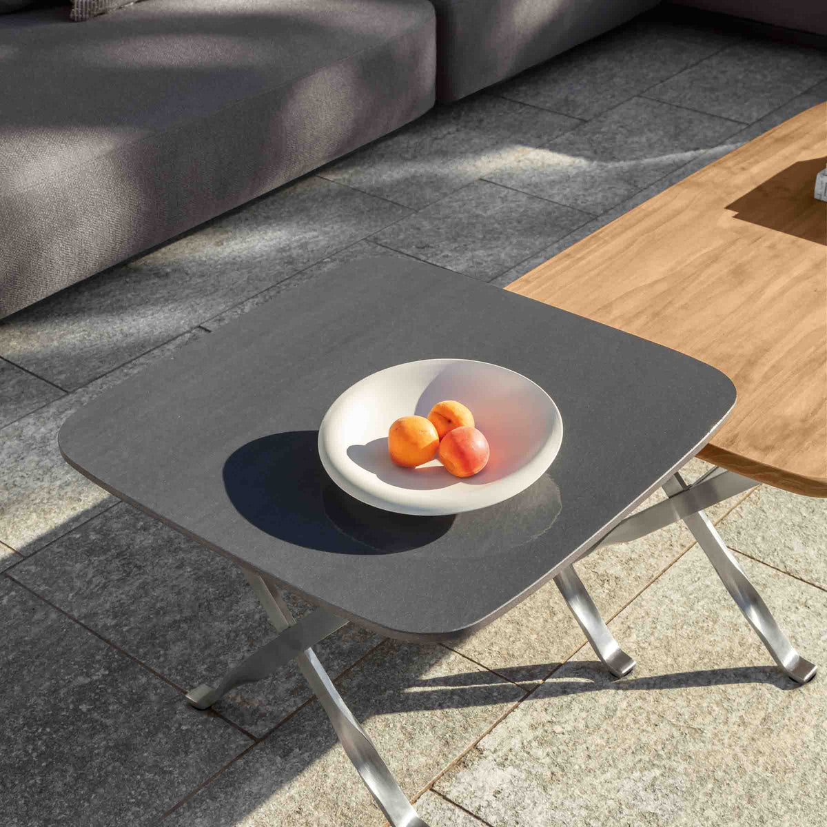 Luxury GEORGE Steel Coffee Table Modern Italian Style for Villa