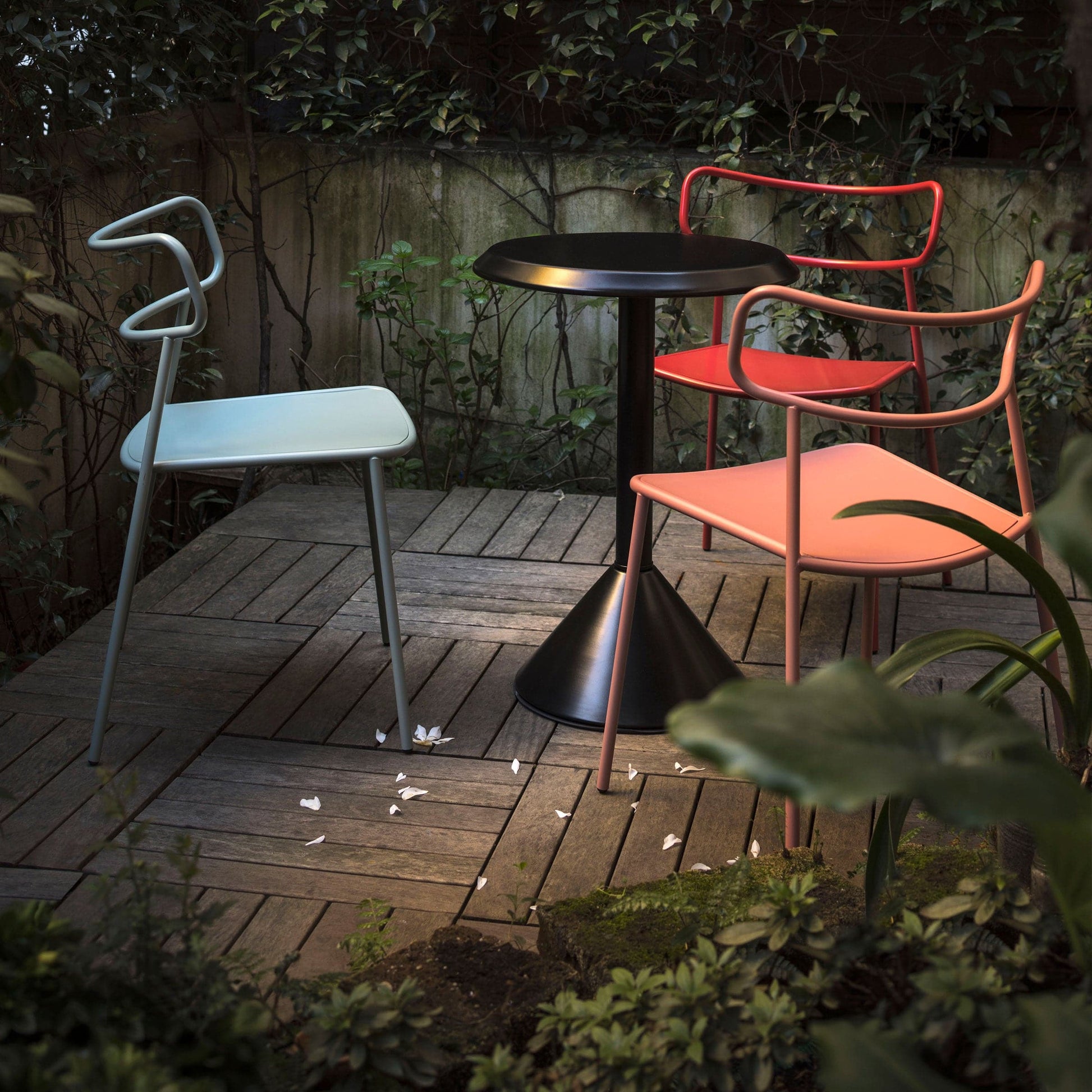 Paloma Stackable Outdoor Chair – Stainless Steel Baleri Italia Minimalist Design