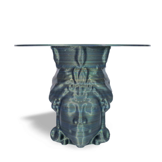 Luxury MORO Round Dining Table Modern Italian Style for Villa