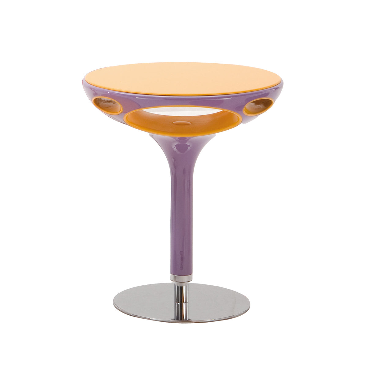 Luxury RING Swivel Accent Table Modern Italian Style for Villa