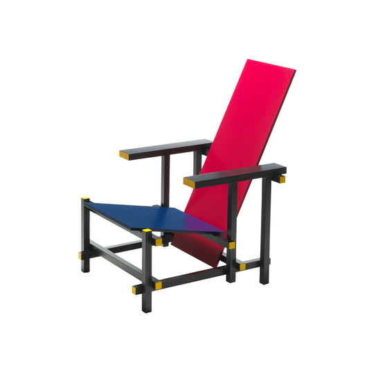 Luxury RED AND BLUE Armchair Modern Italian Style for Villa