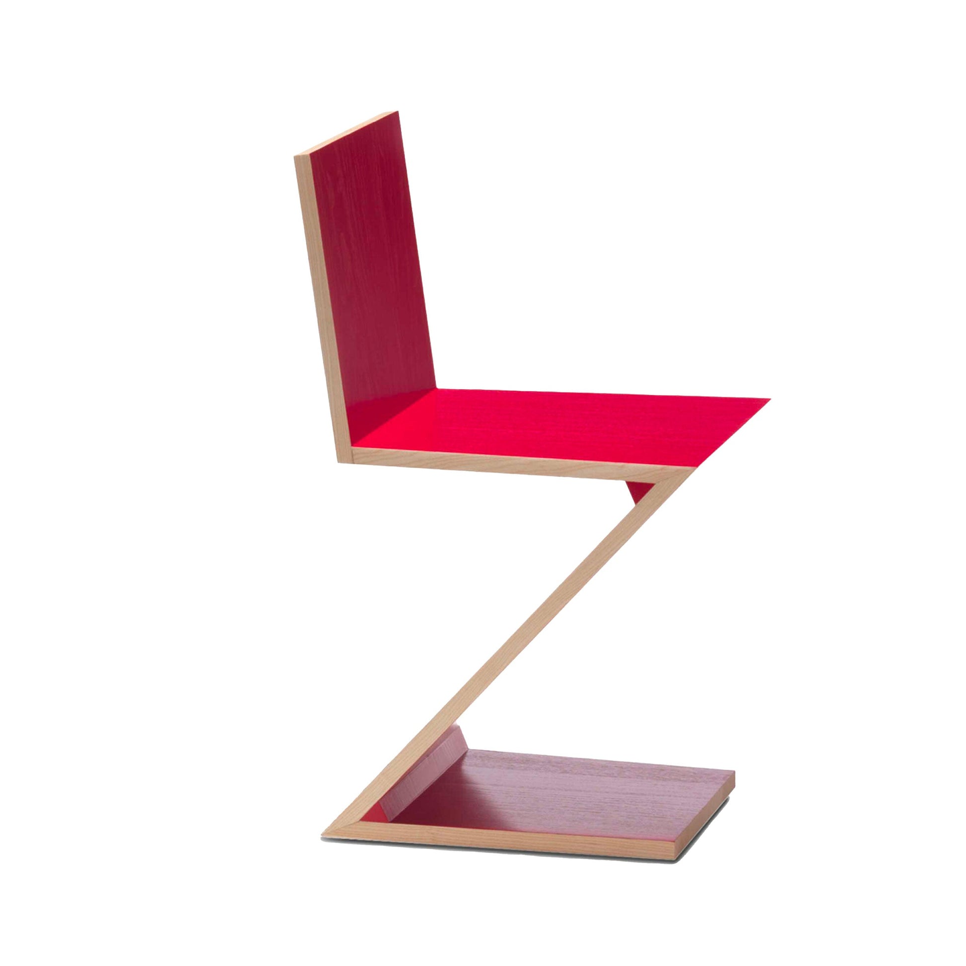 Zig Zag Chair – Cantilevered Wood Statement by Rietveld for Cassina | 280