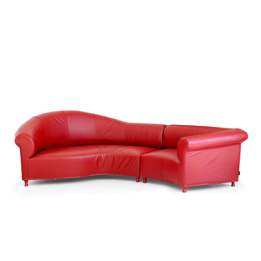 Luxury GALASSIA Leather Modular Sofa Modern Italian Style for Villa