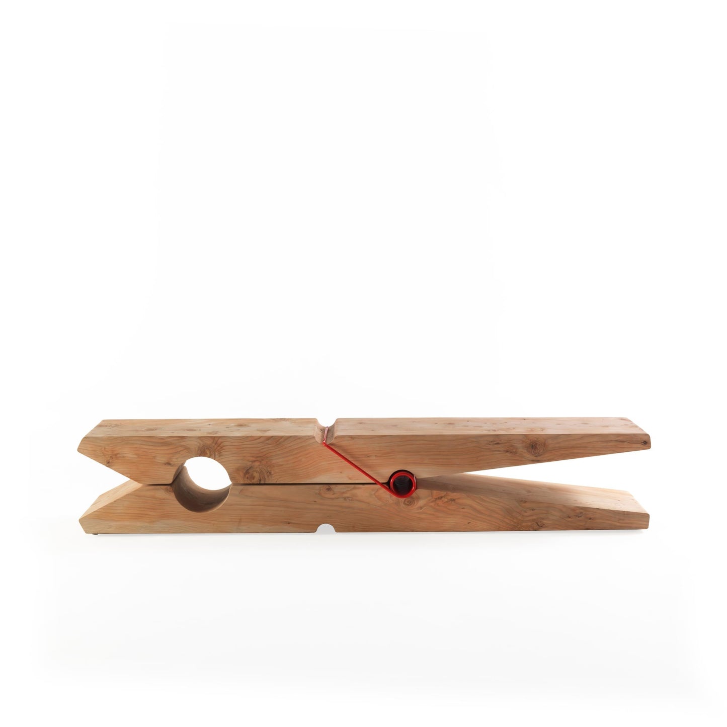 Molletta Kids Bench by Riva 1920 – Sculptural Solid Cedar Wood Statement Piece