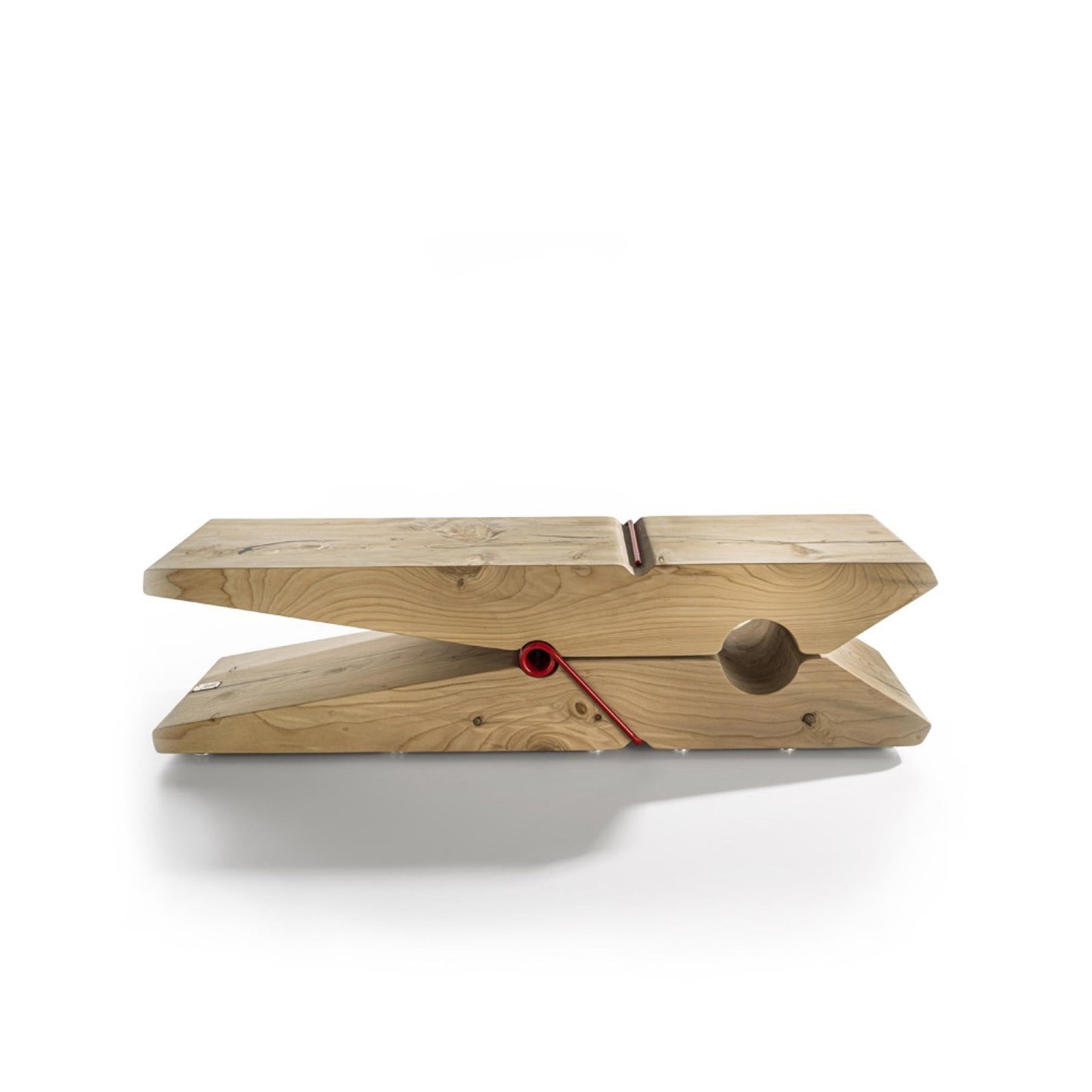 Molletta Kids Bench by Riva 1920 – Sculptural Solid Cedar Wood Statement Piece