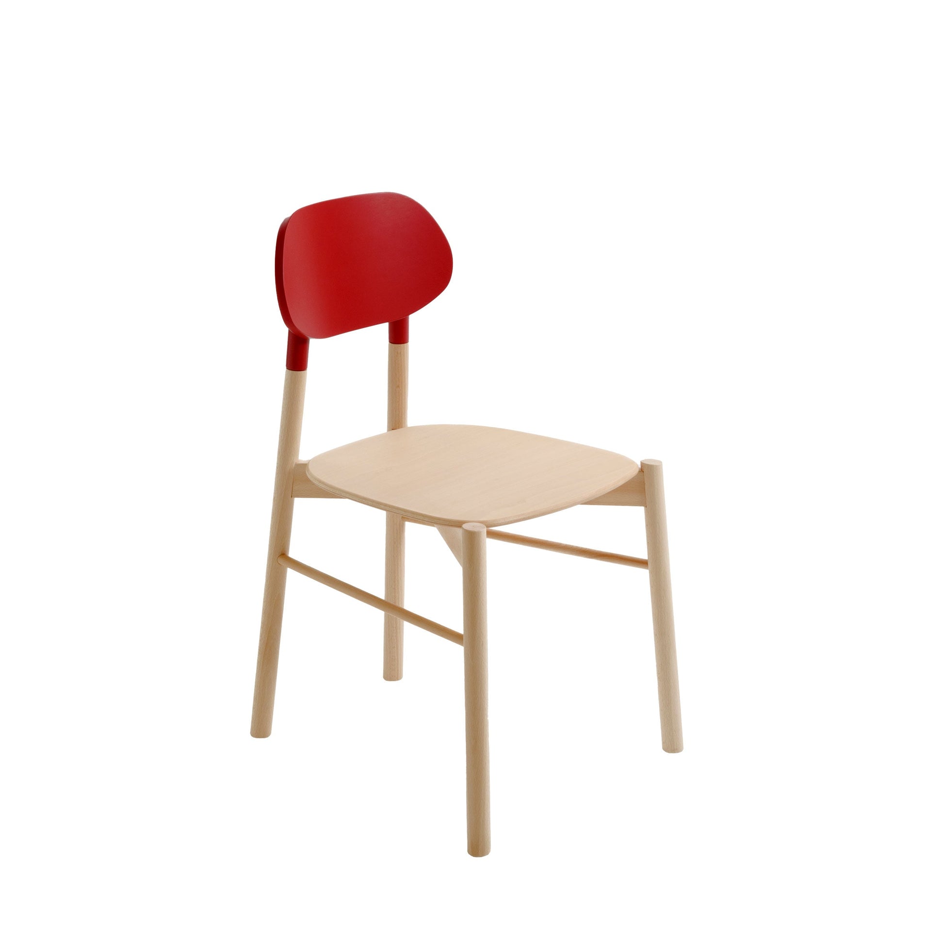 Bokken Dining Chair – Streamlined Beechwood Statement Piece by Colé Italia