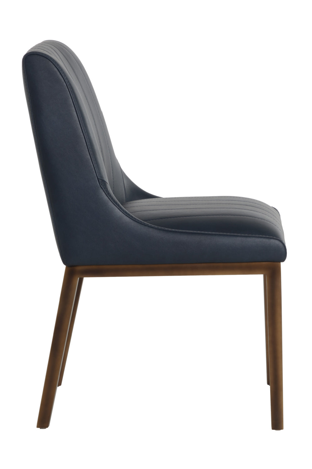 Luxury Vertical Stitched Dining Chair European Style for Villa