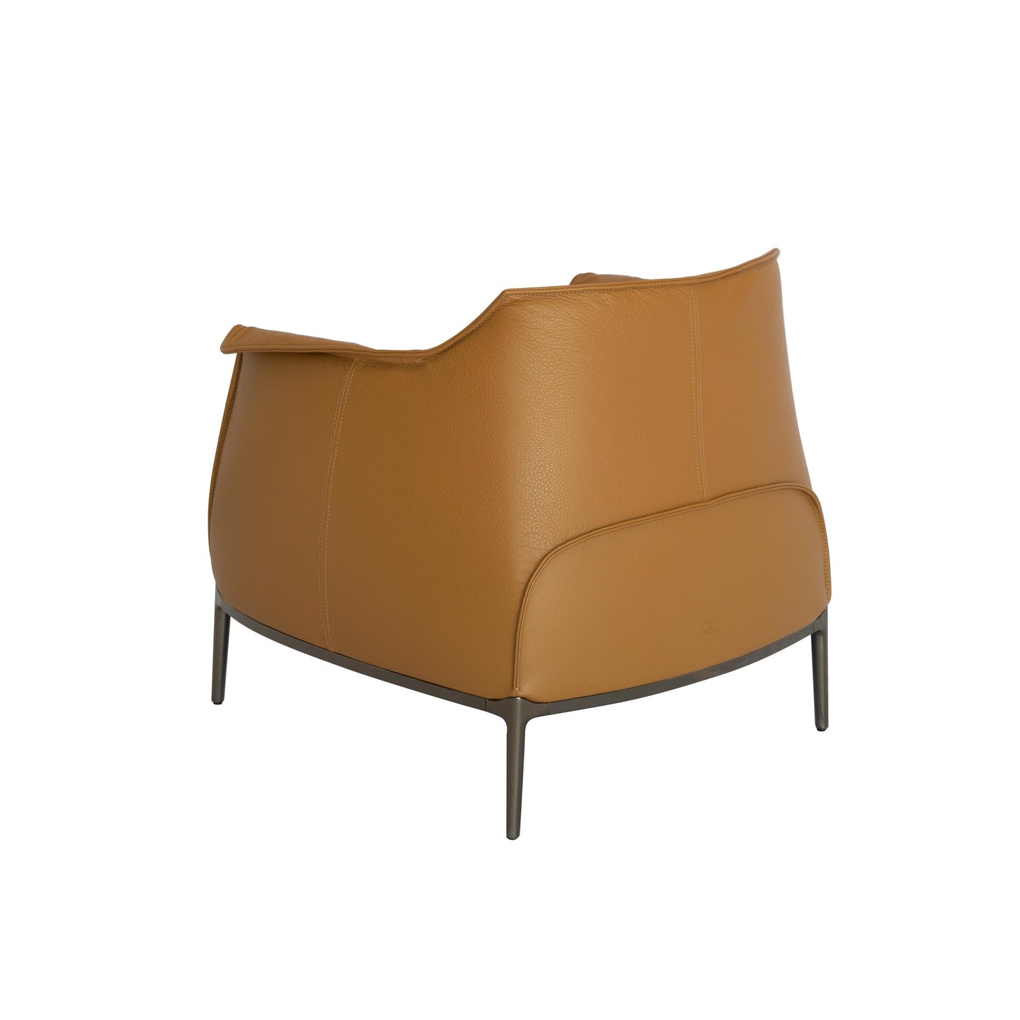 Luxury ARCHIBALD Leather Armchair Modern Italian Style for Villa