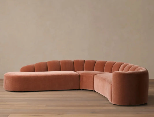 Luxury F26S125-1 Modular Sectional Sofa Modern Italian Style for Villa