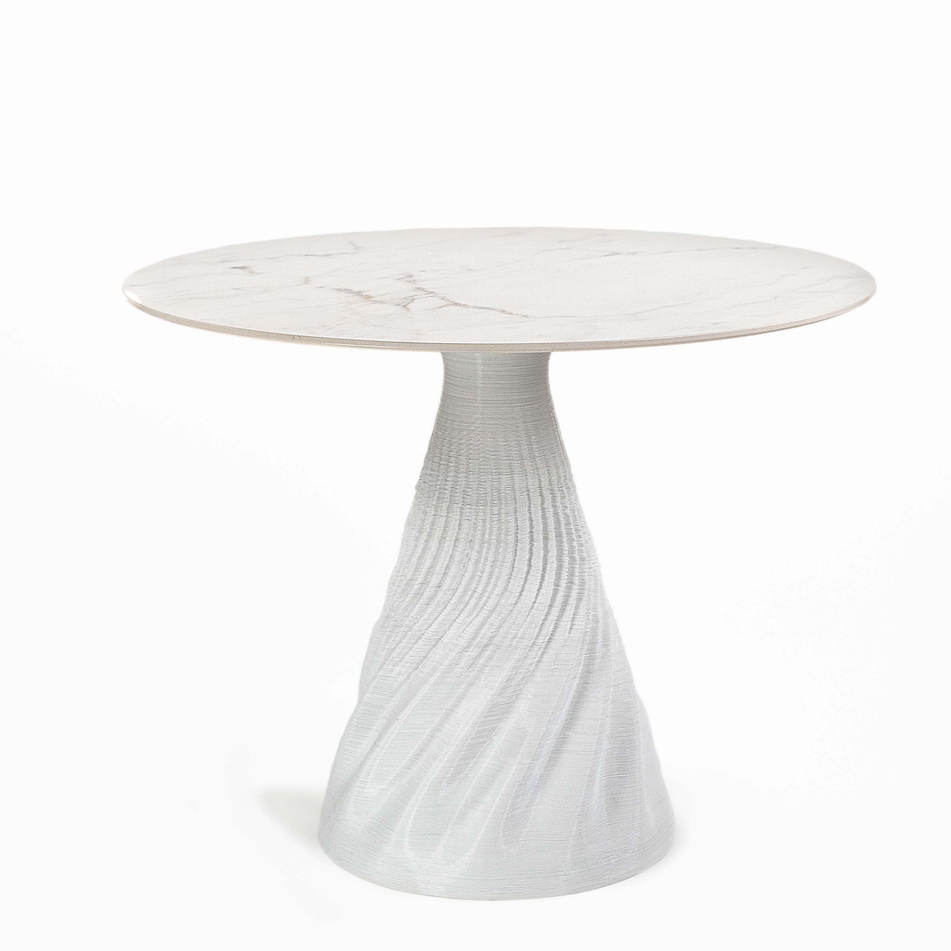 Round Dining Table – 3D Printed PLA Base with FENIX NTM Top